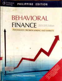 Behavioral Finance (Psychology, Decision Making and Markets)