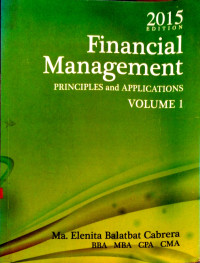 Financial Management Principles & Applications Vol. 1