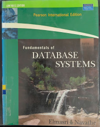 Image of Fundamentals of Database Systems