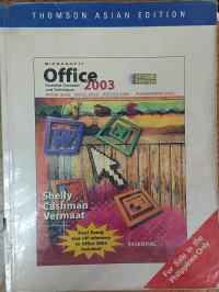 Microsoft Office 2003: Essential Concepts and Techniques