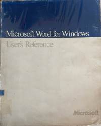 Microsoft Word for Windows User's Reference