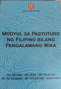 Modyul Sa Pagtuturo ng Filipino Bilang Pangalawang Wika