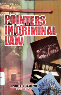 Pointers in Criminal Law
