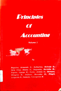 Principles of Accounting 2013