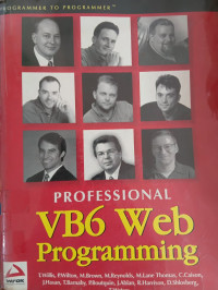 Professional Visual Basic 6 Web Programming