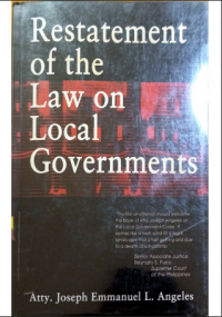 Restatement of the Law on Local Governments