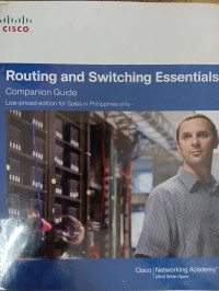 Routing and Switching Essentials Companion Guide