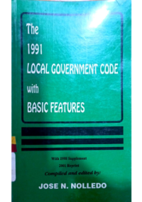 The 1991 Local Government Code with Basic Features