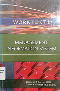 Worksheet in Management Information System